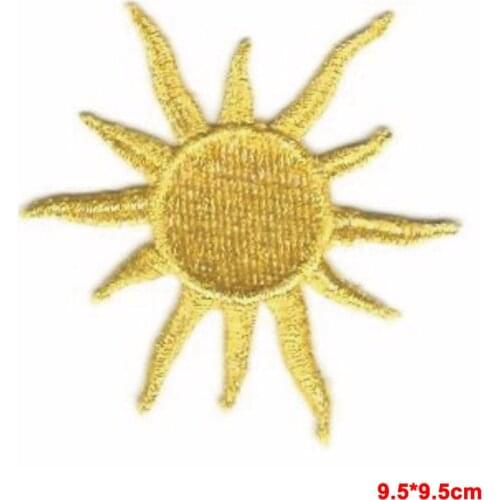 10 PCS New arrival Celestial star Sun embroidered patch Metallic Gold or clothing jacket embroidery sewing supplies