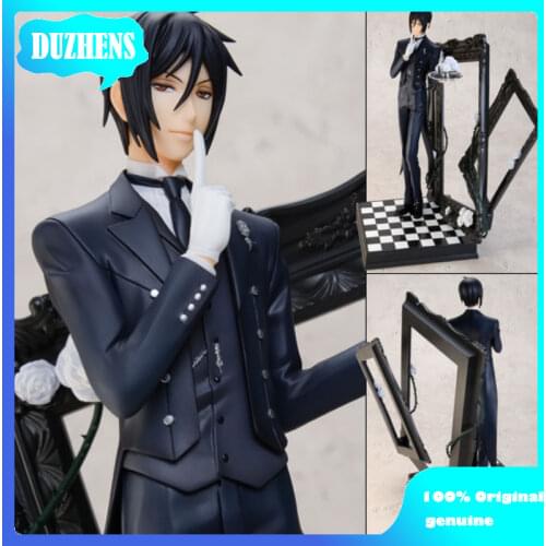 100% Original genuine Black Butler Sebastian Michaelis PVC Action Figure Anime Figure Model Toys Figure Collection Doll Gift