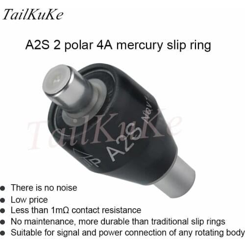 Asiantool A2S Mercury Conductive Sliding Ring 2-way 4A Rotary Joint MERCOTAC M205