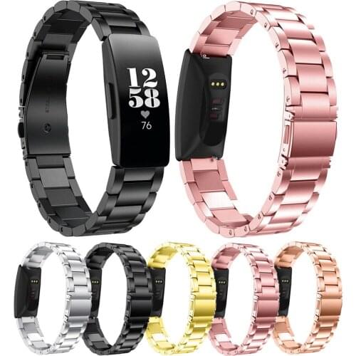 Stainless Steel Wrist Strap For Fitbit Inspire/Inspire HR Smart Wristband Bracelet Replacement Straps For Fitbit Inspire Correa