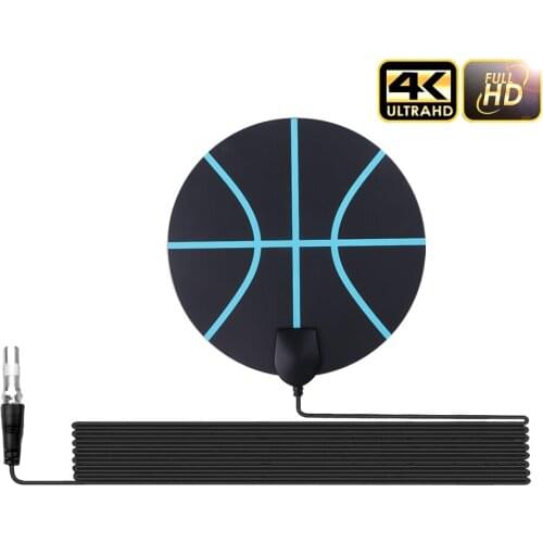 Indoor Aerial HDTV Digital TV Antenna 36DBI High Gain Home DTMB Ground Wave Receiving TV Antenna Booster 300 Mile Range