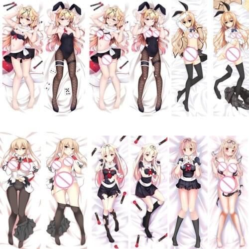 Coscase 2020-June update Japanese Anime Hugging Body Pillowcase Kantai Collection KanColle yuudachi Dakimakura Pillow Cover Case