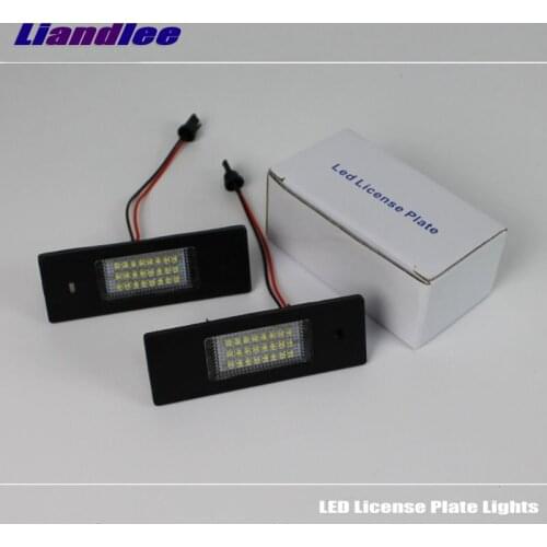 For BMW 1 Series E81 2007~2012 E87 E87N 2004~2011 LED Car License Plate Lights Number Frame High Quality Lamp