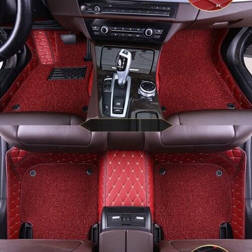 Double Layer Wire Loop Car Floor Mats Carpets For Suzuki Grand Vitara 2016 2015 2014 2013 2012 2011 2010 2009 2008 2007