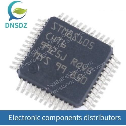 STM8S105C4T6TR STM8S105C4T6 STM8S105 LQFP-48 16mhz 16kb flash memory 8-BIT microcontroller-MUC 100%New 1Pcs