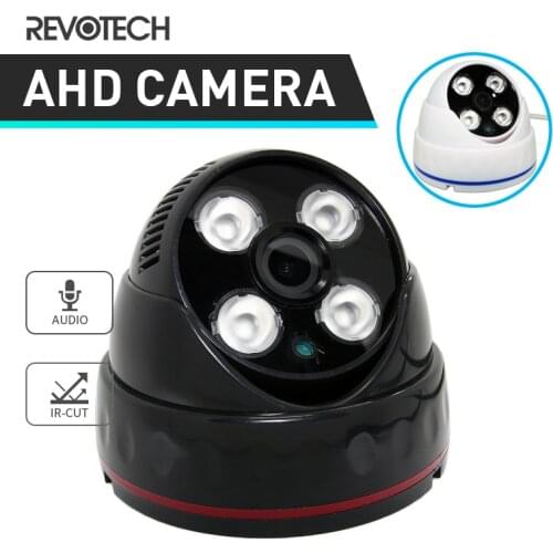 Audio AHD 720P / 1080P Dome CCTV Indoor Camera 1.0MP / 2.0MP 4 Array LED IR Night Vision Security AHD Cam with IR-Cut