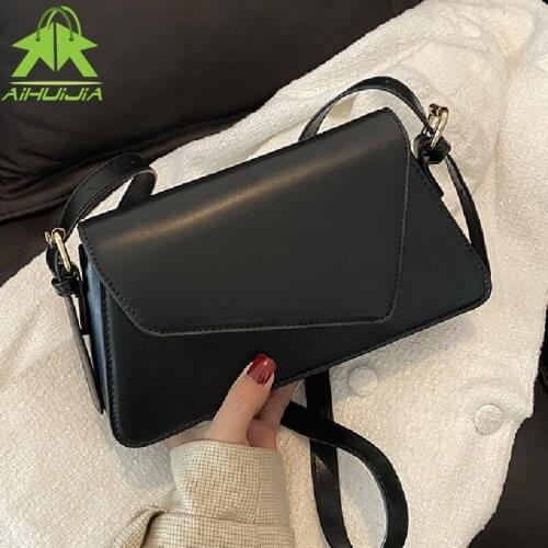 Fashion Solid Color Women Handbag High Quality Pu Leather Female Shoulder Bags Trend Luxury Designer Personality Messenger Bag