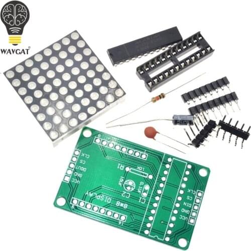 WAVGAT DIY kit MAX7219 dot matrix module Display module MCU control module Special promotions