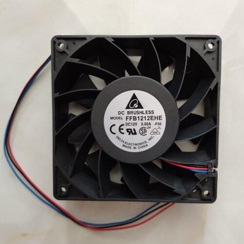 Brand new FFB1212EHE F00 120*120*38mm 12cm cooling fan 12V 3A 3wires