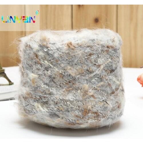 Wholesale 250G/Lot 40% wool mohair Wool Sweater Knitwear Hand Knitting Yarn For Knitting & Crocheting Thick Wool Yarn Soft t49