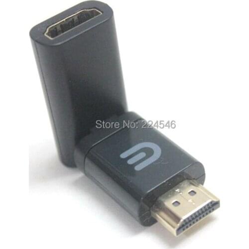 HDMI Male to Female 360 Degree Swivel and Tilt Rotating Adapter Angle