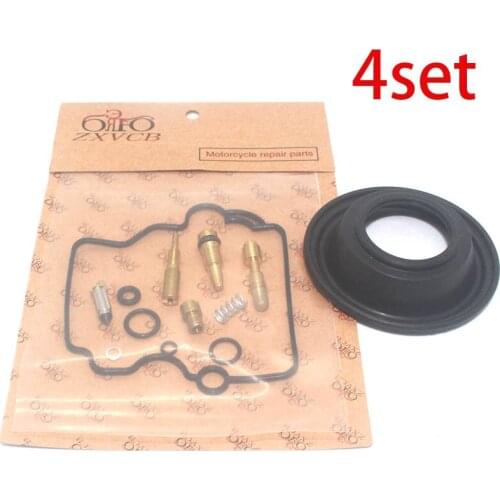 4set for RF600R 1994-1996 RF900R RF 600 900 R Motorcycle carburetor repair kit plunger diaphragm