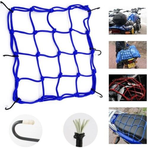 30x30cm Motorcycle Helmet Luggage Net Fuel Tank Holder Storage Cargo Organizer Net For Motorbike Scooter Quad bike ATV