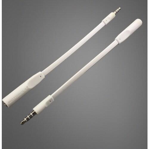 Short 3.5mm Audio Extension Cable 4-pole Male to Female Headphone Extension Code for Mp3 Phone Tablet Desktop 15CM