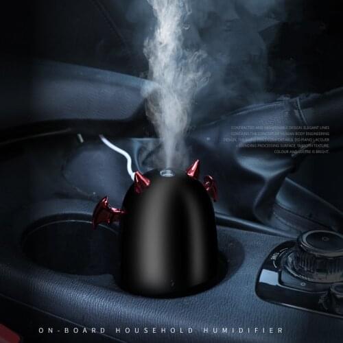 230ml Little Devil Ultrasonic Air Humidifier Mist Maker Fogger USB Aroma Essential Oil Diffuser For Home Car Colorful LED Lamp