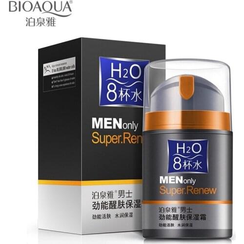 BIOAQUA Men Oil-Control Moisturizing Face Cream Hydrating Anti Wrinkle Anti Aging Deep Moisturizing Shrink pores Face Day Cream