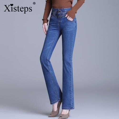 XISTEPS Womens Stretch Jeans
