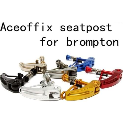 7 Colors Bicycle Seatposts Clamps for Brompton Bike Ultralight seatpost clamp sp01 upgrade