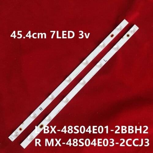 1kit=10pcs 5A+5B LED Backlight strip BX-48S04E01-2BBH2 MX-48S04E03-2CCJ3 for Panasonic TX-48AX630B TX-48AX630E TX-48AXW634