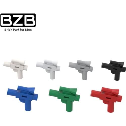 10PCS 92738 Lasers gun short pistol Special Brick Small Hand Blaster with Scope Building Block DIY Educational Toys Accessories