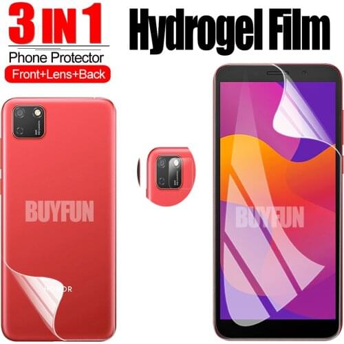 3-in-1 Hydrogel Film For Huawei Honor 9S Screen Protector Camera Protective Glass For honor 9a 9c 9s 8a screen Protector film