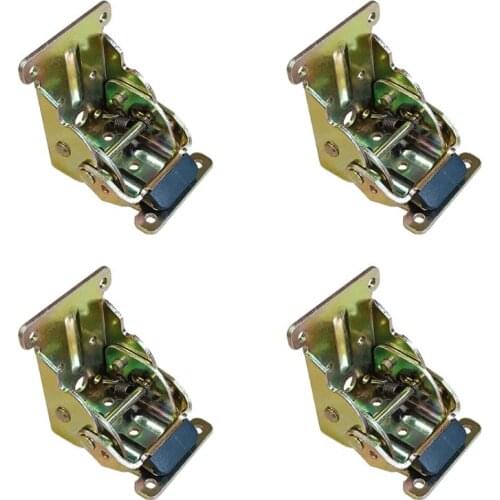 4 Pack Lock Extension Table Bed Leg Feet Steel Folding Foldable Support Bracket Screw Whosale&Dropship