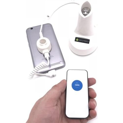 8 Set/Lot) LED Screen Show Pick Up Time Remote Control Smartphone Retail Store Anti Theft Charging Stand