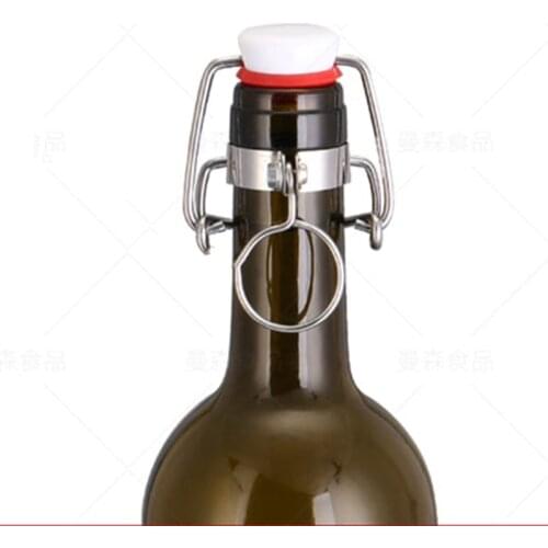 ABS Reusable Sealable Cap Screw Cap Flip Top Stopper Household Brewing Wine Beer Bottle Stopper Fixture