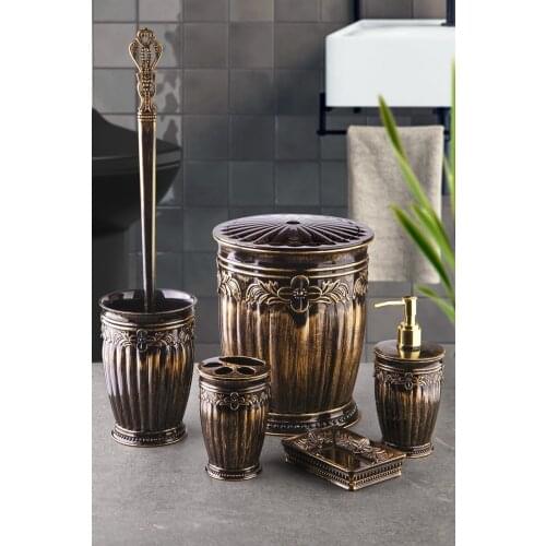 Antique Sultan Series 5 Pcs Bathroom Set