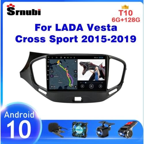 Android 10 2 Din Car Radio For LADA Vesta Cross Sport 2015 - 2020 car stereo Multimedia Video Player Navigation GPS RDS WiFi DVD