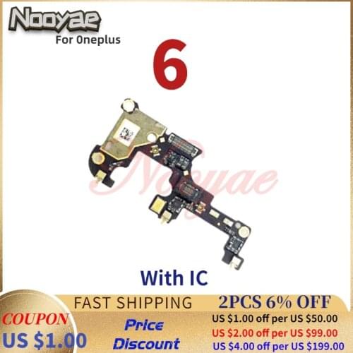 For Oneplus 1+ 6 A6000 A6003 Six Microphone Module Flex Cable Mic Connector Board With IC + Tracking