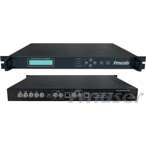 Fmuser FC2205 HD SD Video Audio encoder AV+HDMI+SDI+YPbPr in