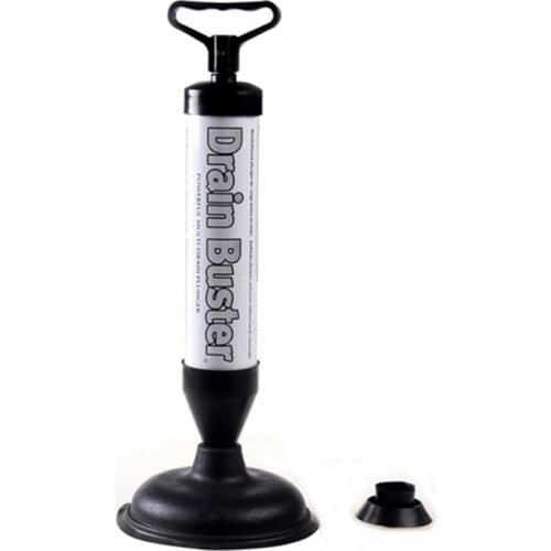 Clogged Remover Dredge Vacuum Pipe Drain Manual Air Drain Plungers Cleaning Tool Bathroom Toilet Blaster Plunger