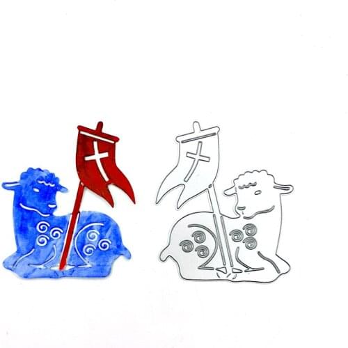 Julyarts Sheep Flag Craft Supplies Cutting Dies For Cards Making Paper Embossing Craft DIY Tool New Arrival