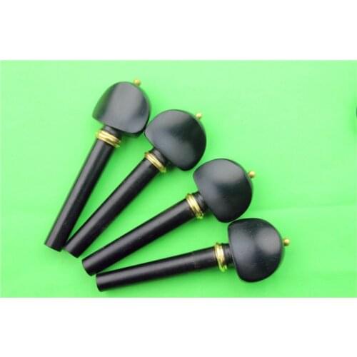 4pcs high quality Violin Pegs Ebony Violin Tuning Pegs 4/4 full size free shipping