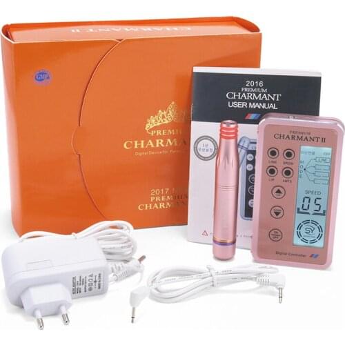 Charmant 3 Permanent Makeup Machine For Eyebrows Tattoo Pro Cosmetics Microblading Pen Forever Make Up Facial Beauty Tool