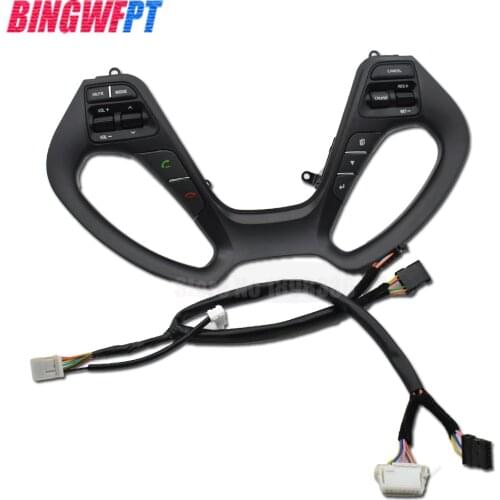 Multifunction steering wheel buttons Cruise For Kia FORTE / CERATO K3/K3S Car 2014-2016 With Ordinary & Heating wiring harness