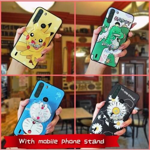 Fashion Design glisten Phone Case For MOTO One Fusion drift sand Back Cover TPU Original Cover