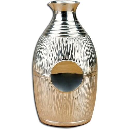 Pure Silver Wine Bottle Set Packaging Cup Warm Hot Chinese Grape Separator gift for family and friends kitchen wine set