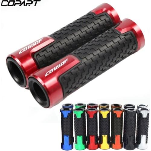 Motorcycle Handlebar Grip 7/8''22mm CNC Anti-Skid handle bar Motorbike grips End For Honda CB650F CB 650f CB 650 F All Years