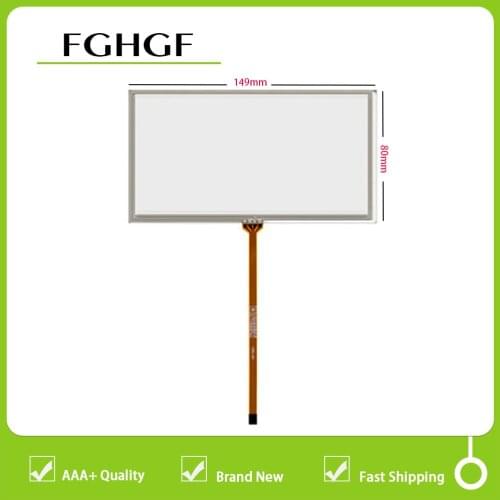New 6 inch 4 wire Touch Screen Panel For JVC KW-AV50 149*80mm 149mm*80mm Car GPS Navigation