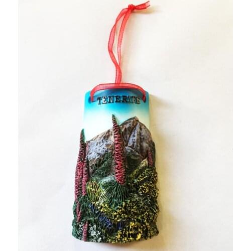 QIQIPP Spain original single Turner Rifted National Park tourist souvenir semi-cylindrical refrigerator creative handwritten