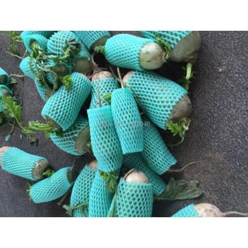 2019 Brand New 14x7cm Green color EPE Foam mesh for Apple/Peach sleeve net Thick fruit foam packing Eco-friendly material