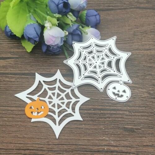 Spider web decoration card Metal Cutting Dies Stencils For DIY Scrapbooking Decorative Embossing Handcraft Die Cutting Template