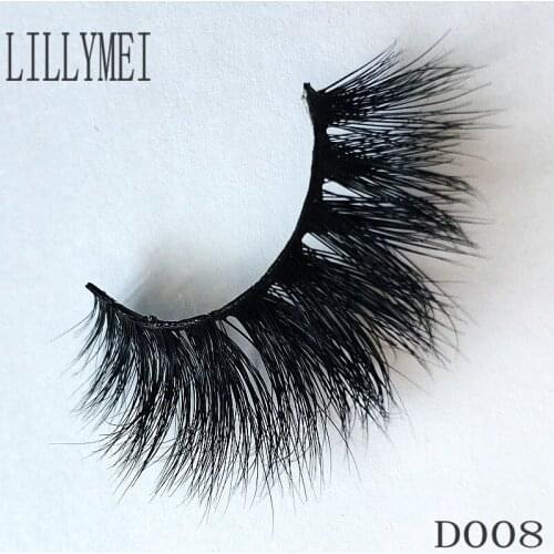 100pair 80 styles 3D Mink lashes Plastic Black Terrier Natural Long Thick false eyelashes Hand Made with clear band makeup tools