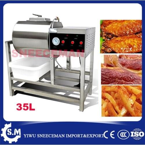 35L Commercial Vacuum Meat Salting Marinated Machine hamburger pickling vacuum curing machine bloating marinated machine