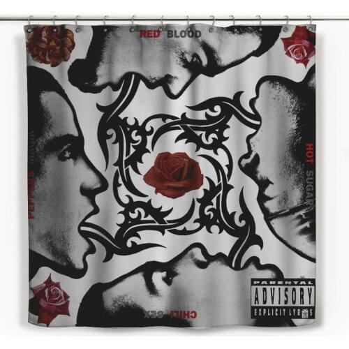 Red Hot Chilli Peppers Polyester shower curtain