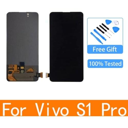 6.39" LCD Display For Vivo S1 Pro V1832A Touch Screen Digitizer Repair Parts Replacement