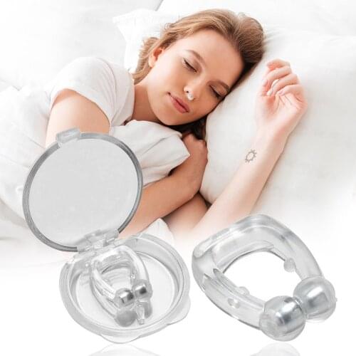 1/3PC Magnetic Anti Snoring Nasal Dilator Stop Snore nose clip device Easy Breathe Improve Sleeping For Men/Women Dropshipping