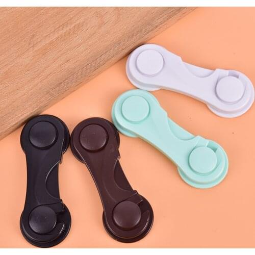 1PCS Useful Child Safety Cabinet Lock Baby Proof Security Protector Drawer Door Cabinet Locking Plastic Protection